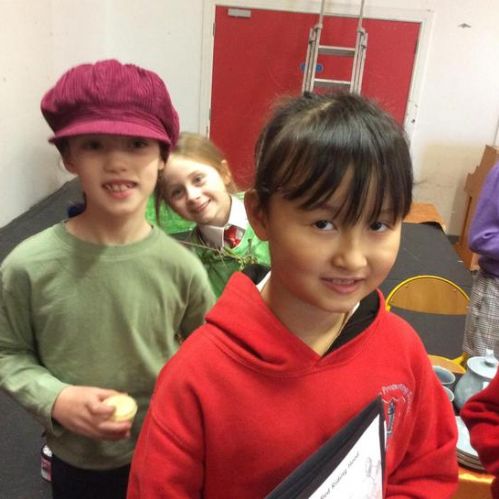We performed our play Little Red Riding Hood to entertain the school. It was great fun.